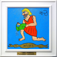 František R. Čech - Znamení Vodnář - originál 